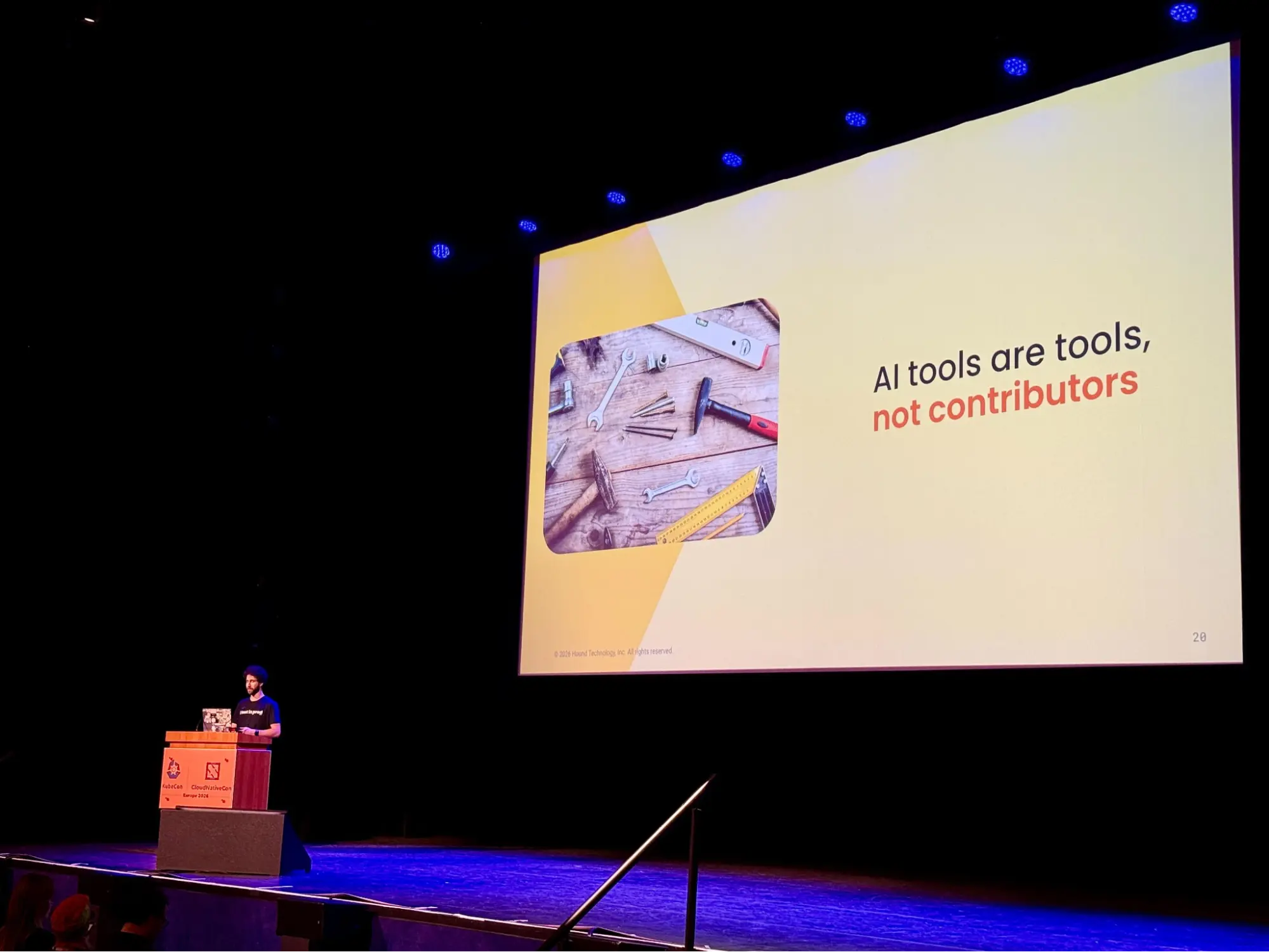 Tyler Helmuth at KubeCon