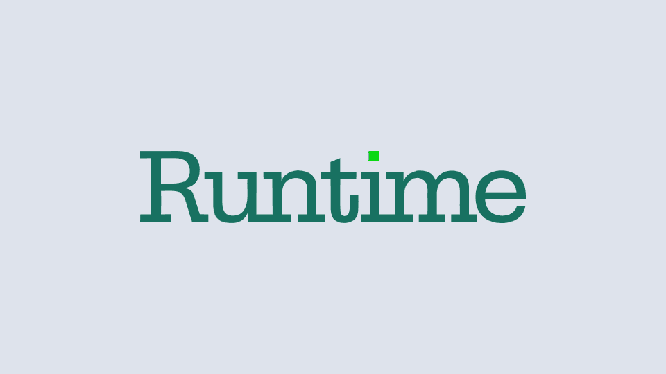 Runtime News logo on a white background
