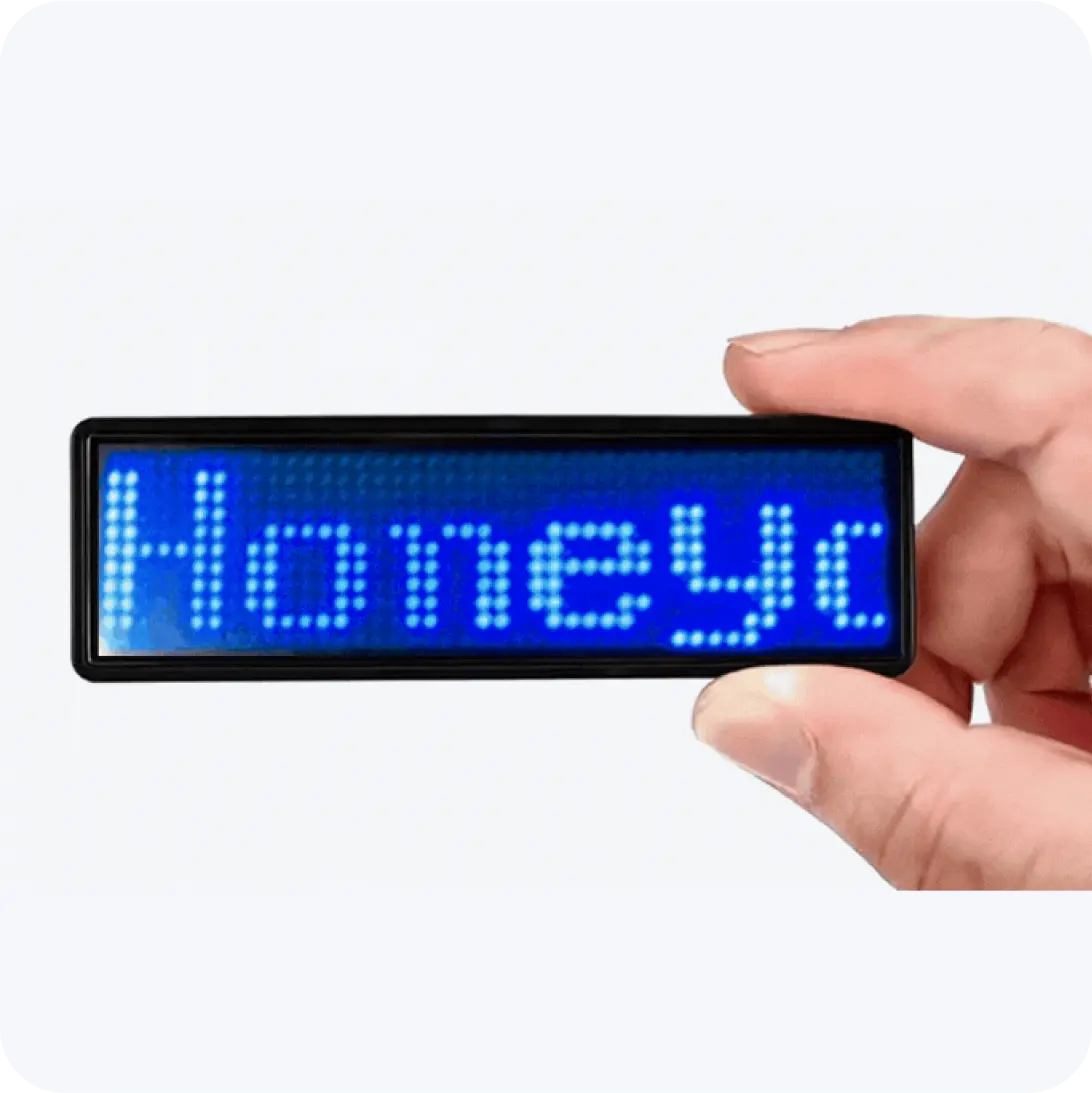 LED Name Badge