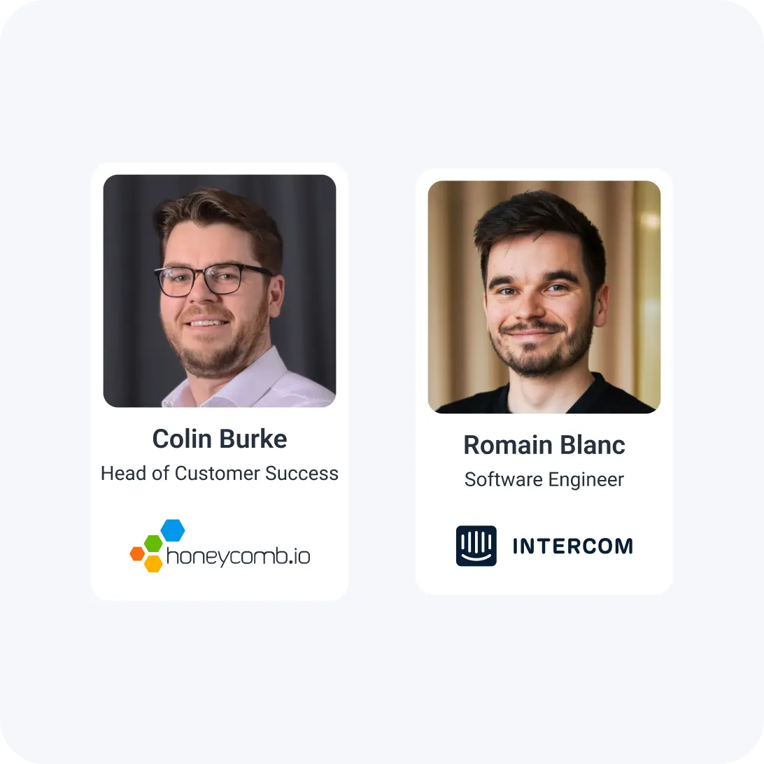 Colin Burke and Romain Blanc