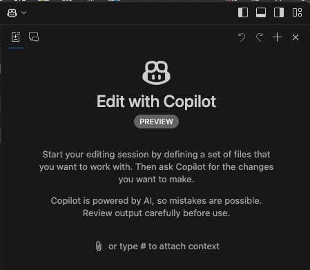 copilot edits