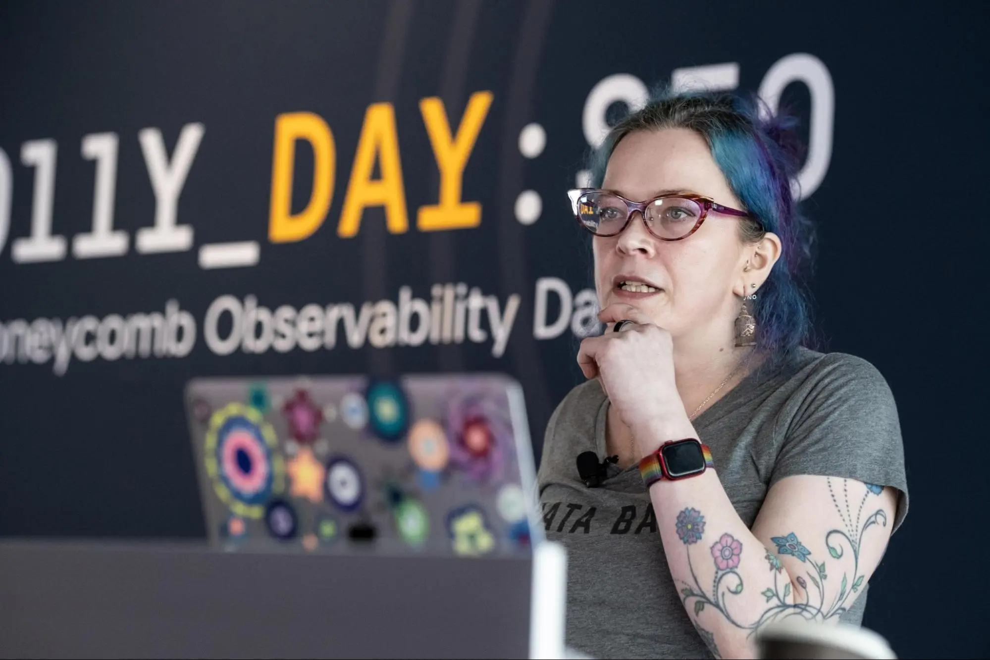 Charity Majors at Observability Day San Francisco