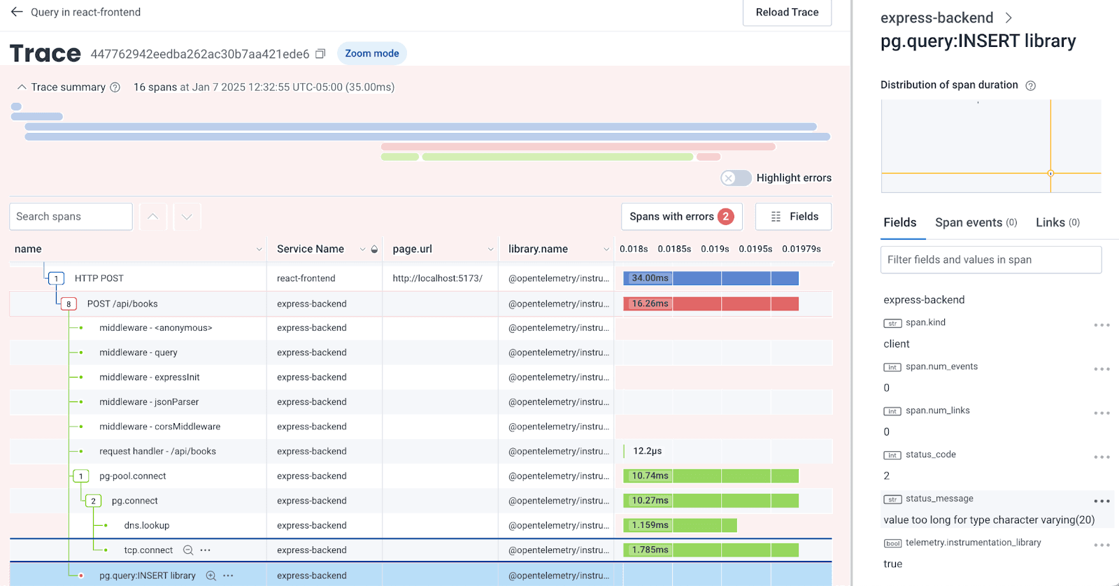 Screenshot showing API key