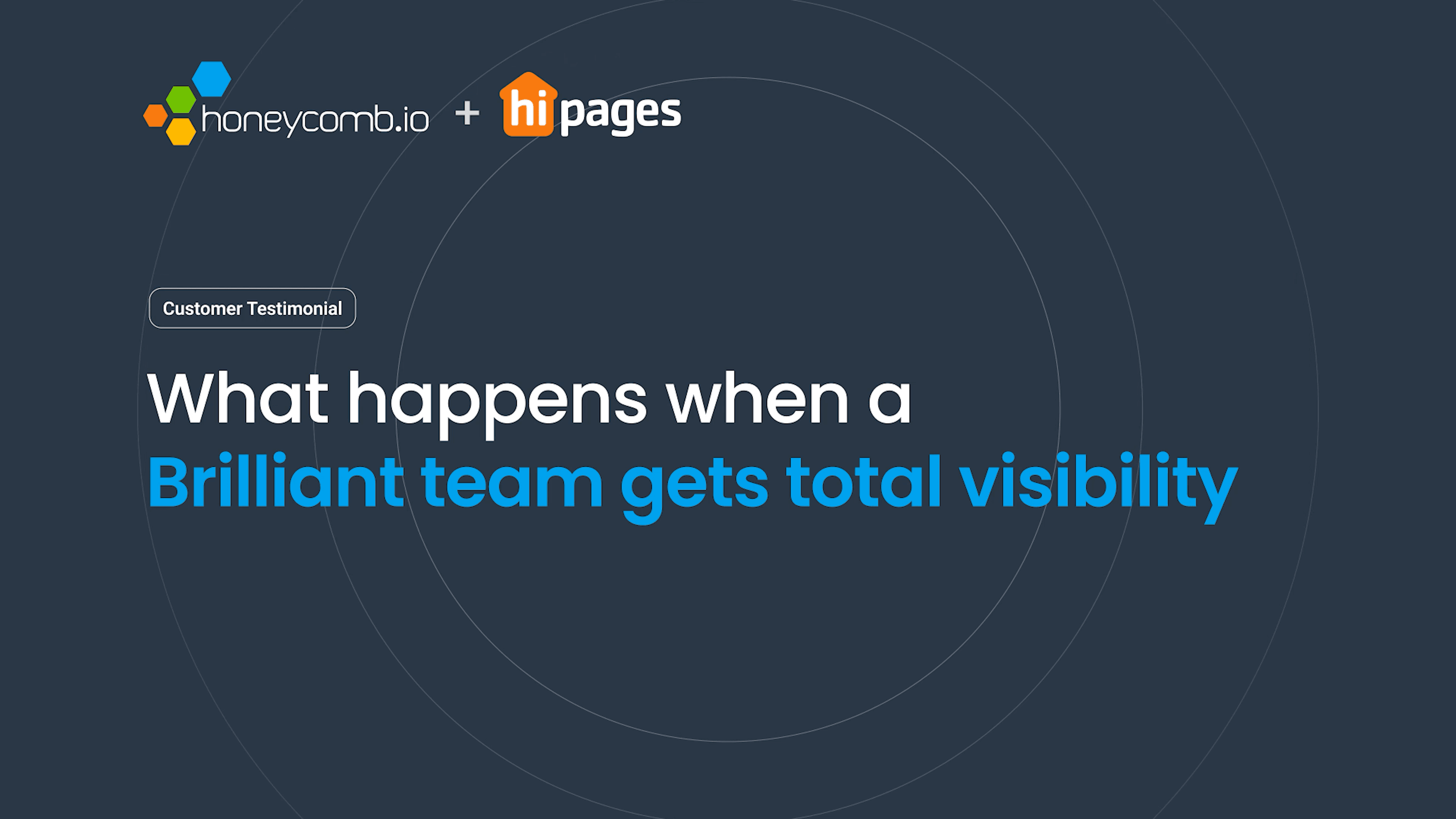 ok can we put into resources? https://vimeo.com/1216158418 From 93% to 99%: How HiPages Found (and Fixed) Hidden Failures with Honeycomb Honeycomb gives HiPages a "looking glass" into their systems, turning what used to be guesswork into a clear, end-to-end picture of how data moves through their platform. In this customer story, HiPages shares how observability helped them: Discover that only 93% of job-posting API calls were succeeding and fix legacy issues to push that number past 99% Solve a 10-year-old customer pain point: tradies missing out on jobs that were already claimed by the time they got notified De-risk a major website migration by running old and new systems in parallel with real user telemetry, shrinking the timeline from 3-6 months to just 1-2 Nearly triple their active Honeycomb users after adopting the Honeycomb MCP Their advice for anyone starting their observability journey: just get started. You'll be amazed what you discover. ^ we can shorten desc as always :)