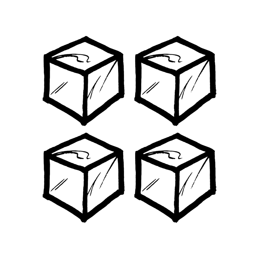 icecubes honeycomb cold storage