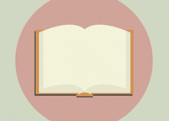 a gif of a book with pages turning