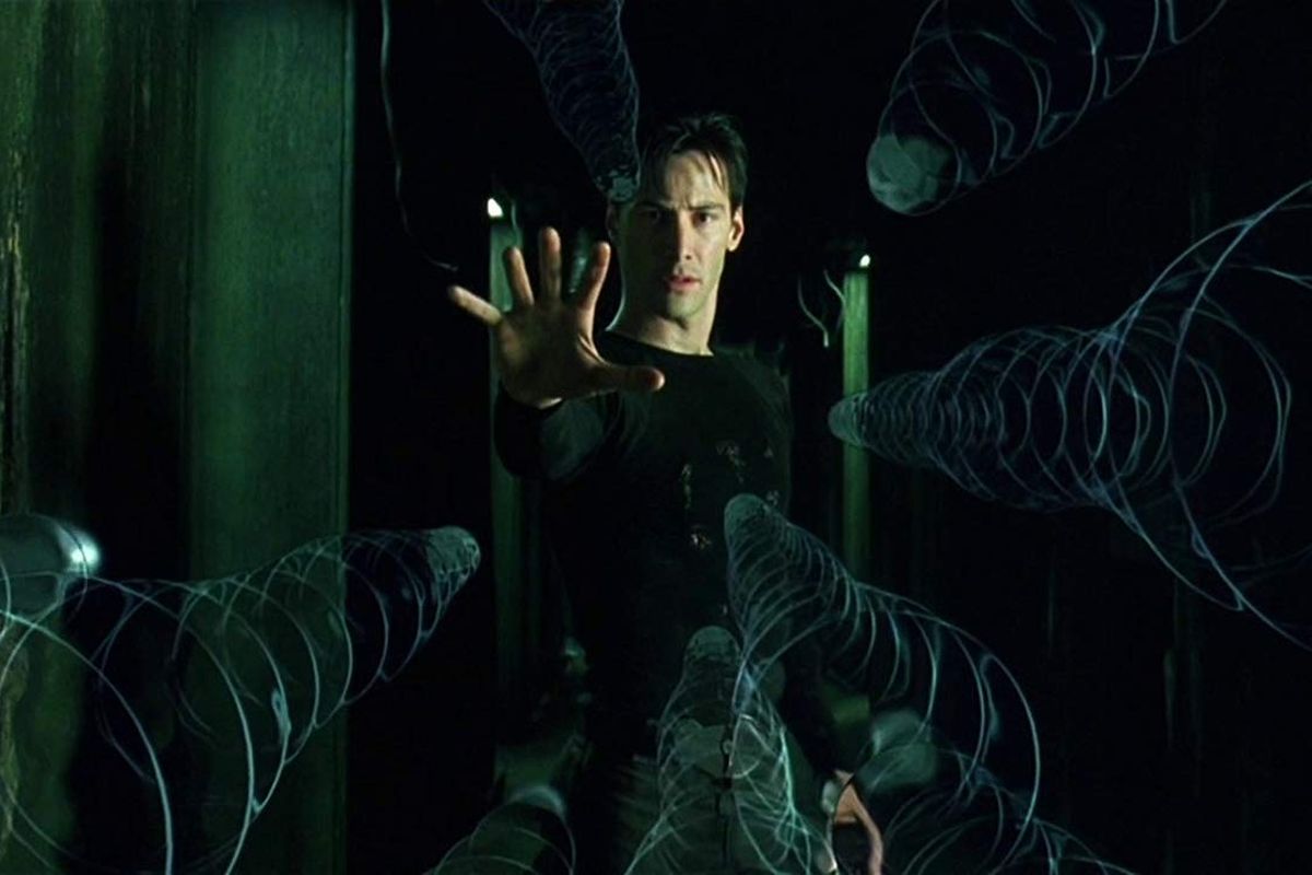 screenshot from the Matrix movie
