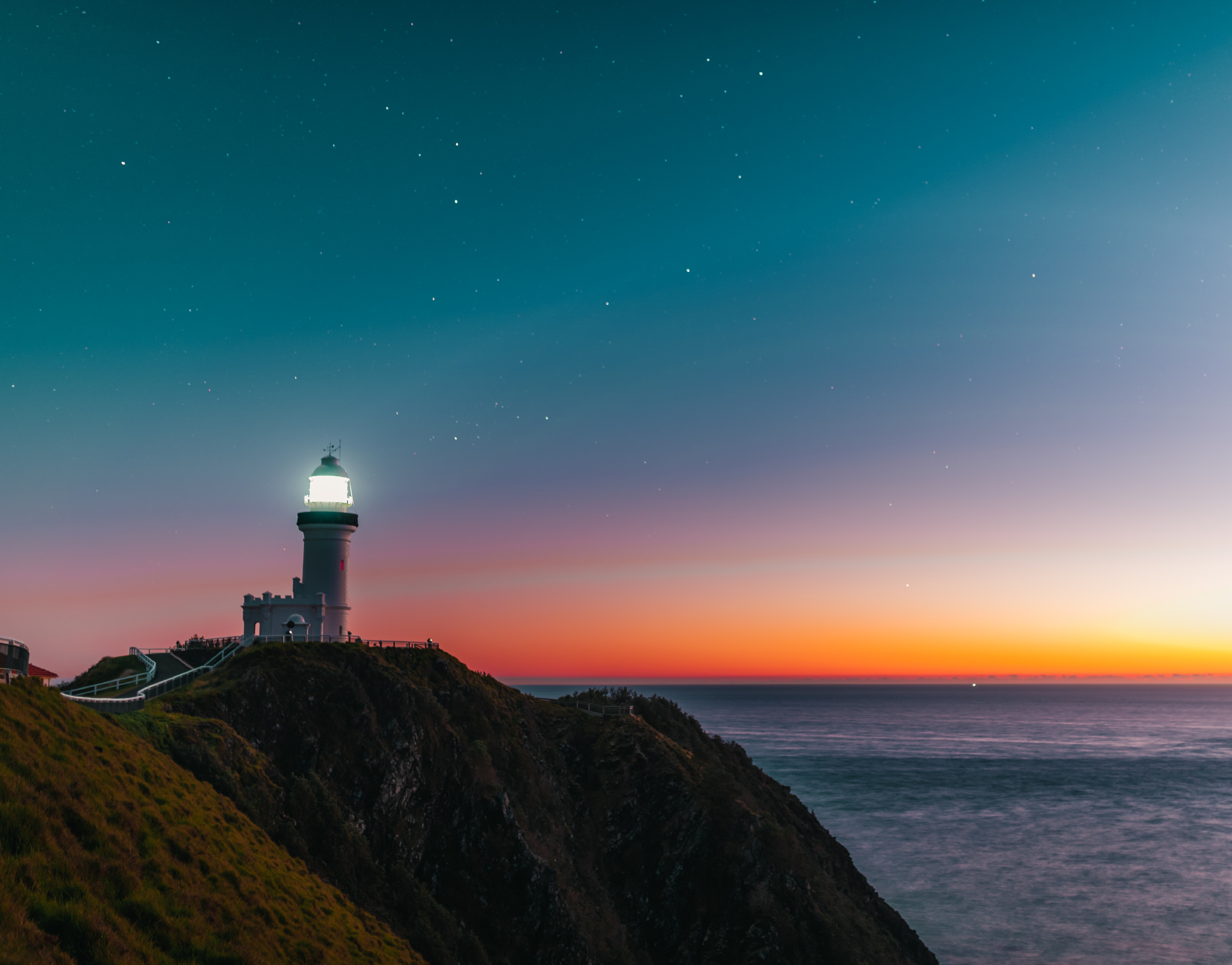 lighthouse on a cliff