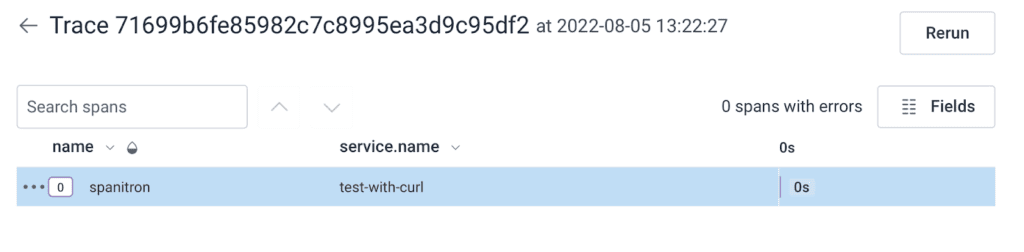 OpenTelemetry Collector: Trace with Span.