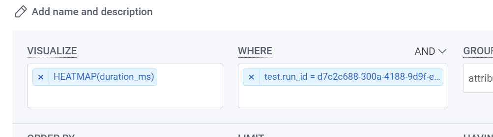 Adding Queries to Test Runs