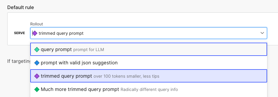 Trimming our query prompt.