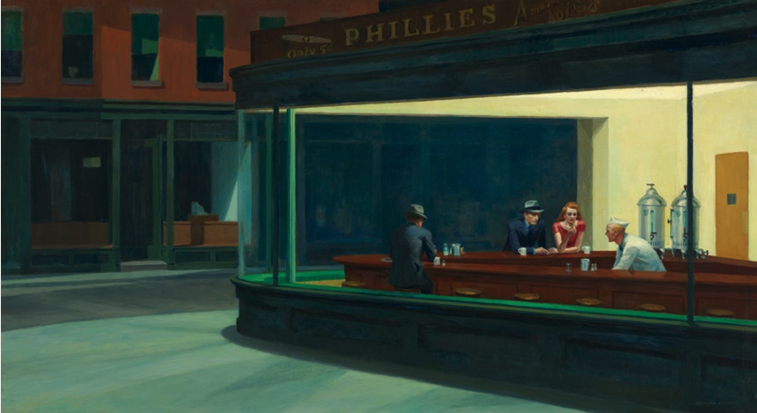 Nighthawks by Edward Hopper